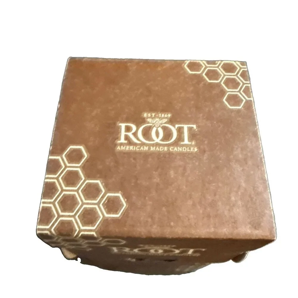 Root Timberline Pillar Candle Beeswax Williamsburg Blue 3”x6” 100+ Hours USA